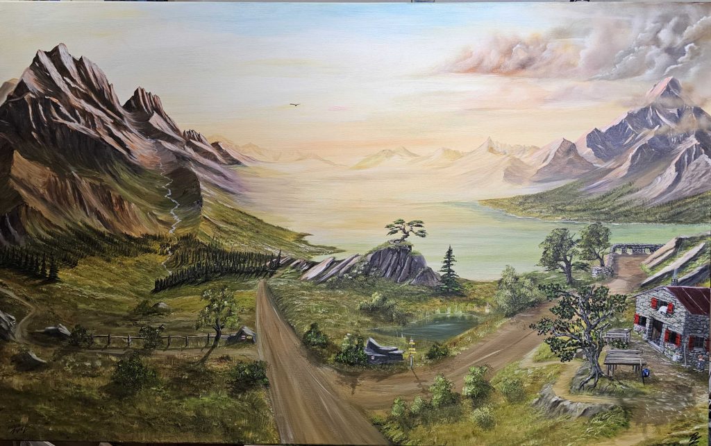2024-001 Berglandschaft 130 x 80 cm